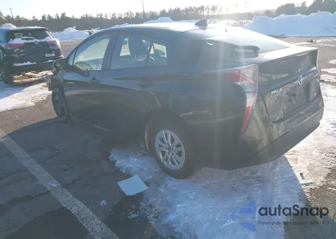 2016 Toyota Prius Two from USA, damaged, VIN JTDKBRFUXG3522077